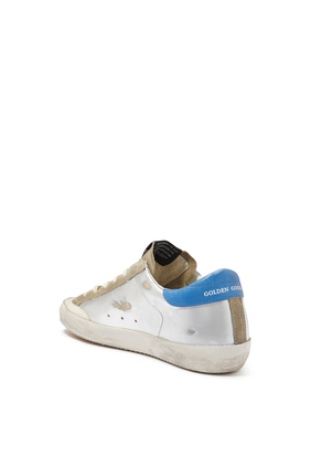 Super-Star Laminated Suede Sneakers